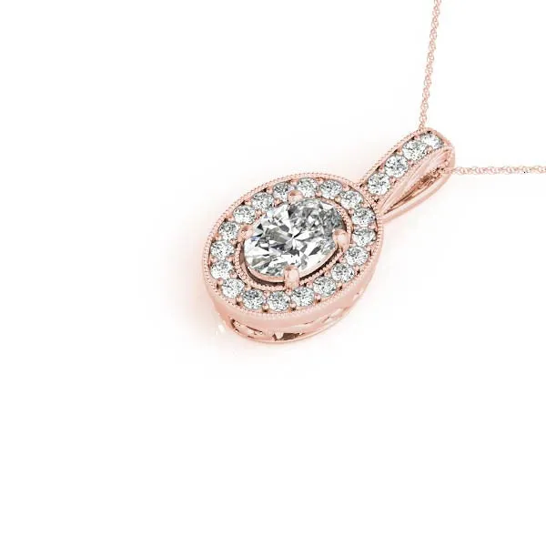 Ladies Halo Pendant 32339 (Copy)