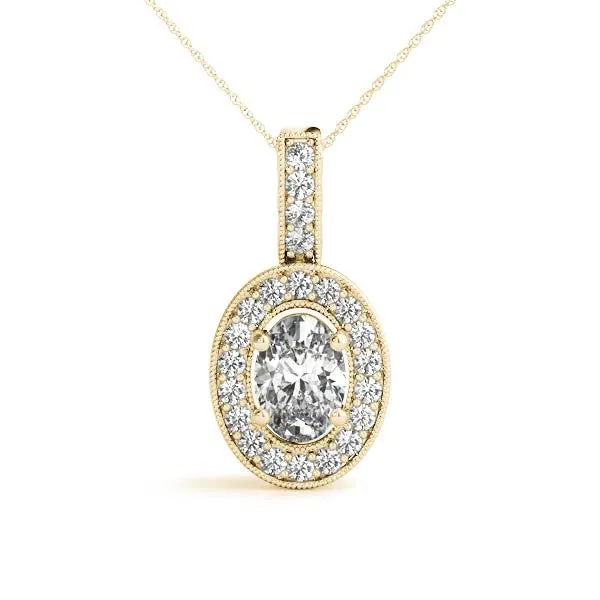 Ladies Halo Pendant 32339 (Copy)