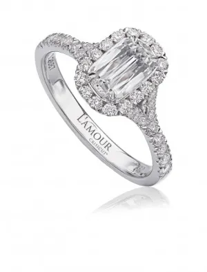 L’Amour Crisscut® Diamond Engagement Ring