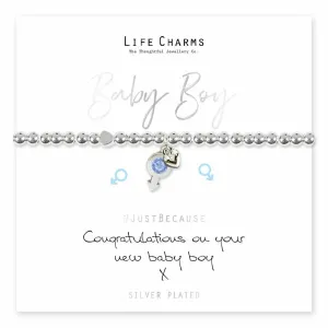 Life Charms Baby Boy Bracelet