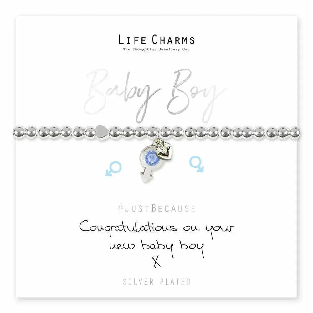 Life Charms Baby Boy Bracelet