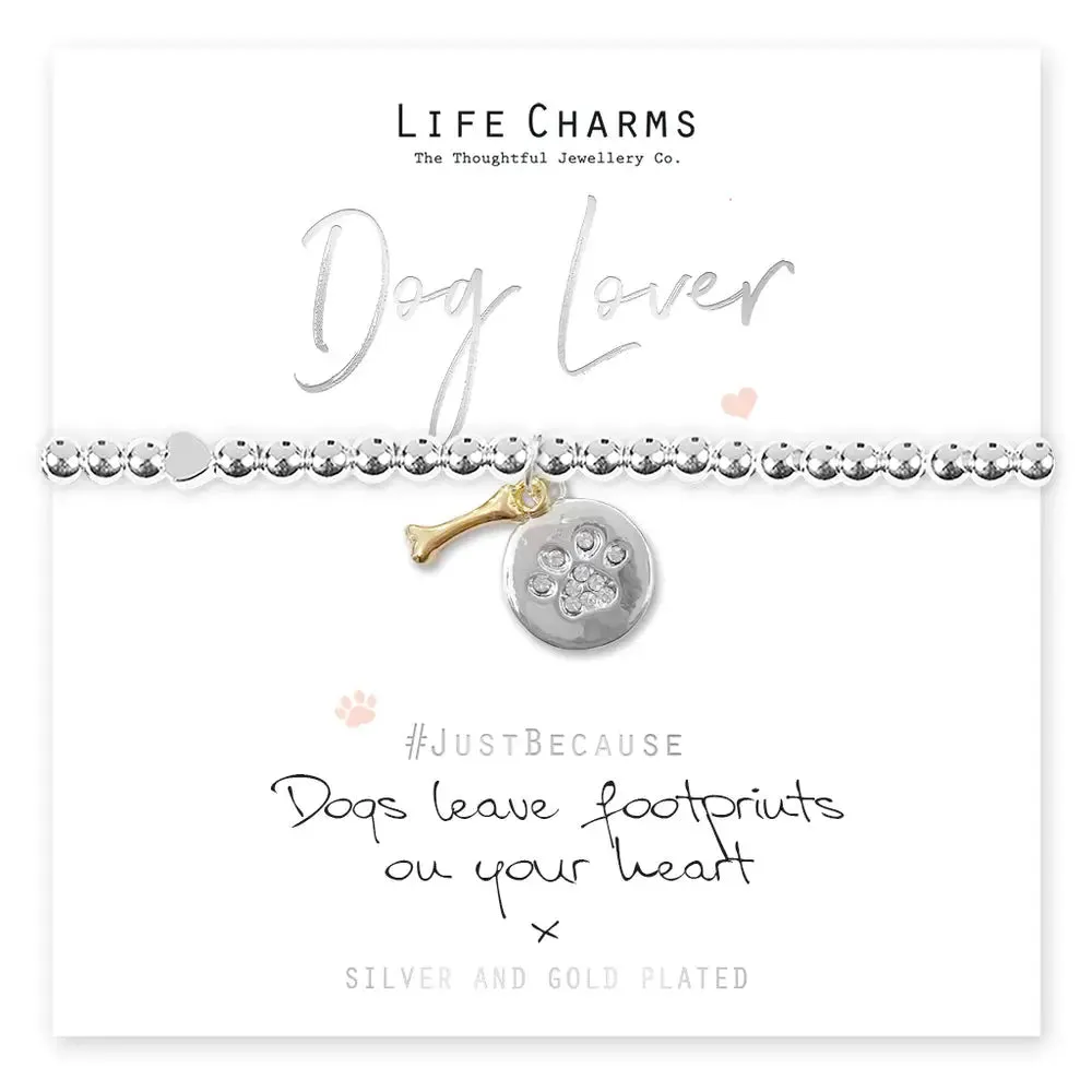 Life Charms Dog Bracelet