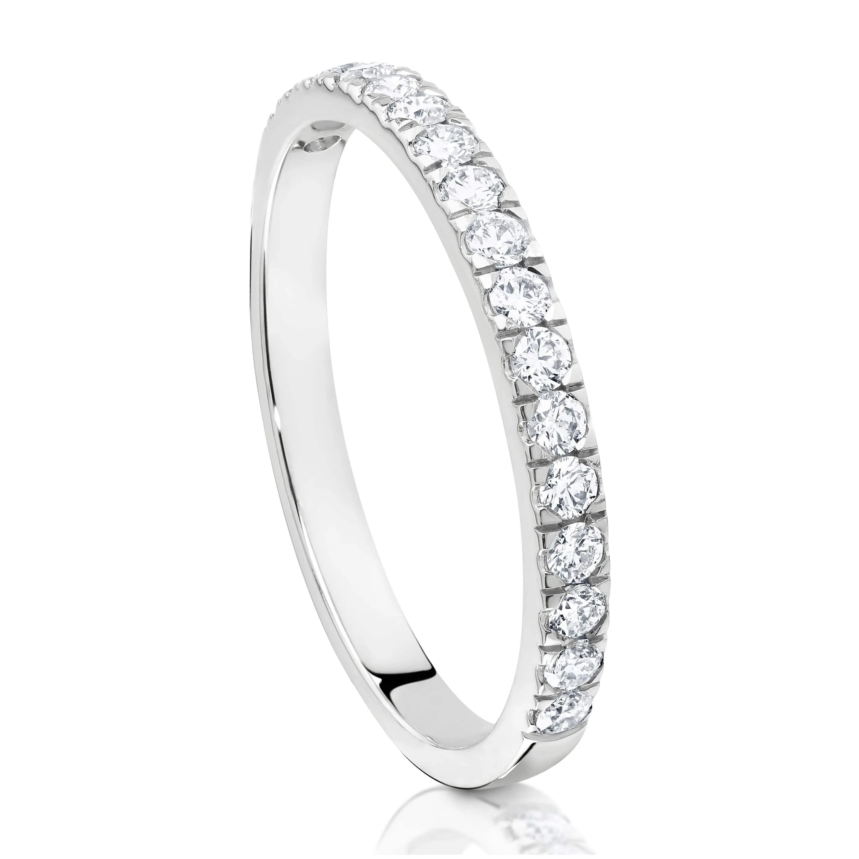 Low Profile Diamond Wedding Ring