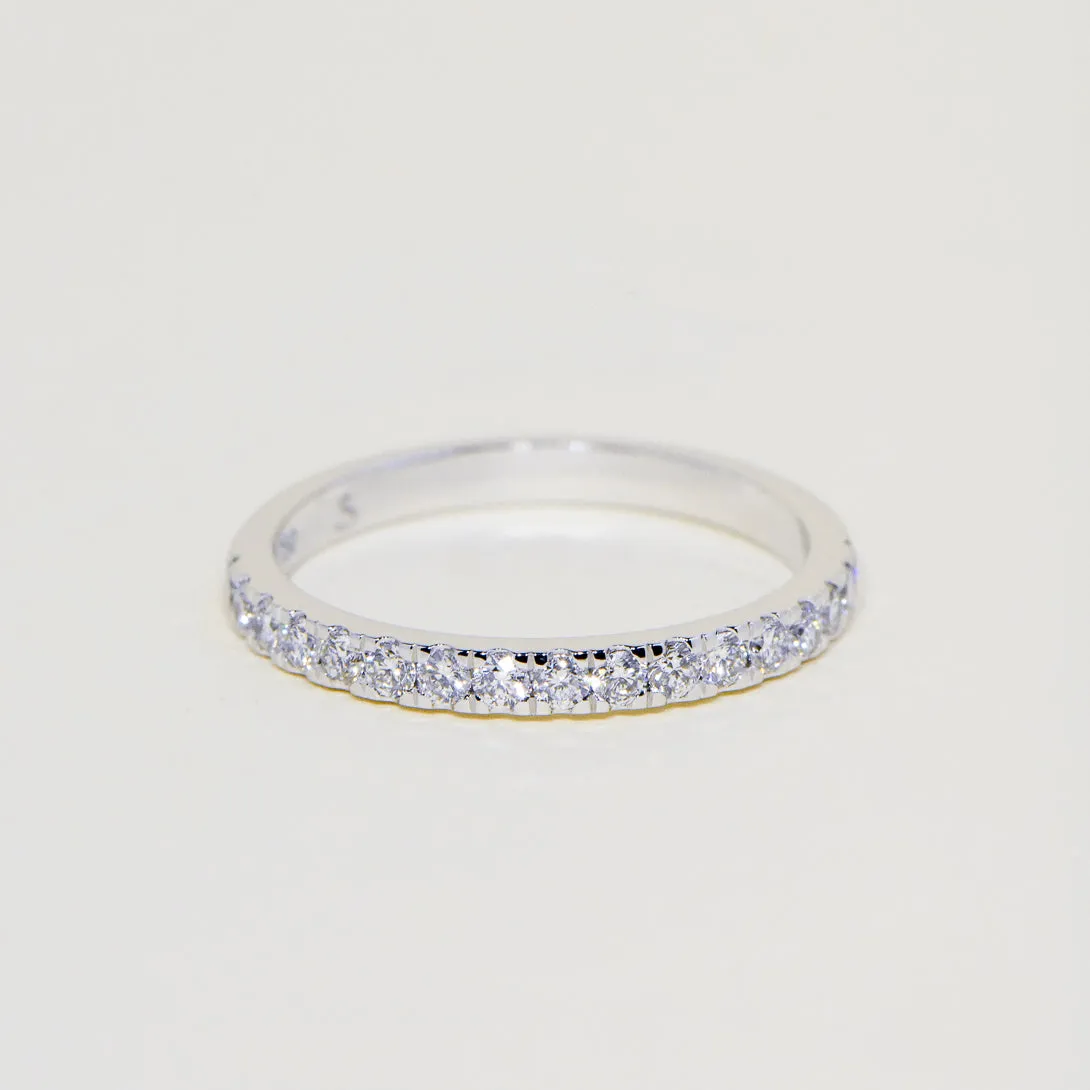 Low Profile Diamond Wedding Ring