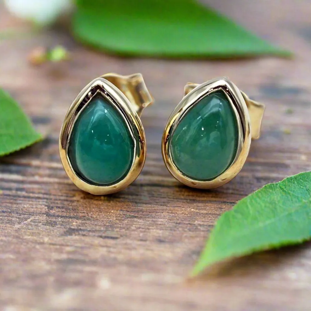 May Birthstone Earrings - Emerald