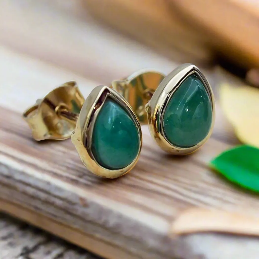 May Birthstone Earrings - Emerald