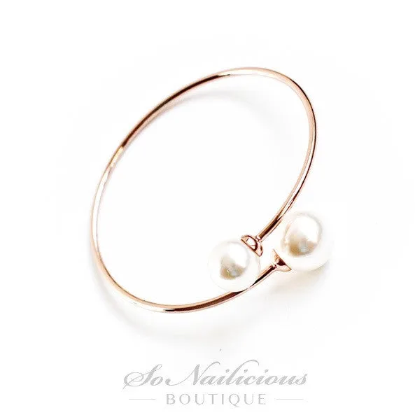 Mother of Pearls Bracelet - Platinum & Gold - ONLY 1 LEFT!