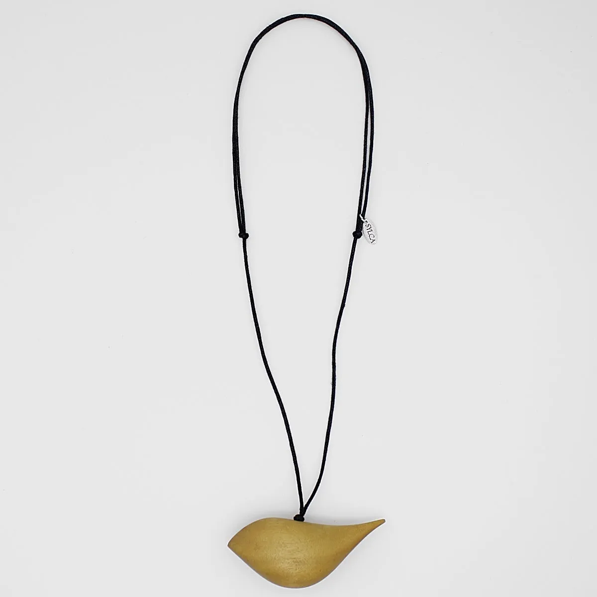 Ocher Robin Pendant Necklace