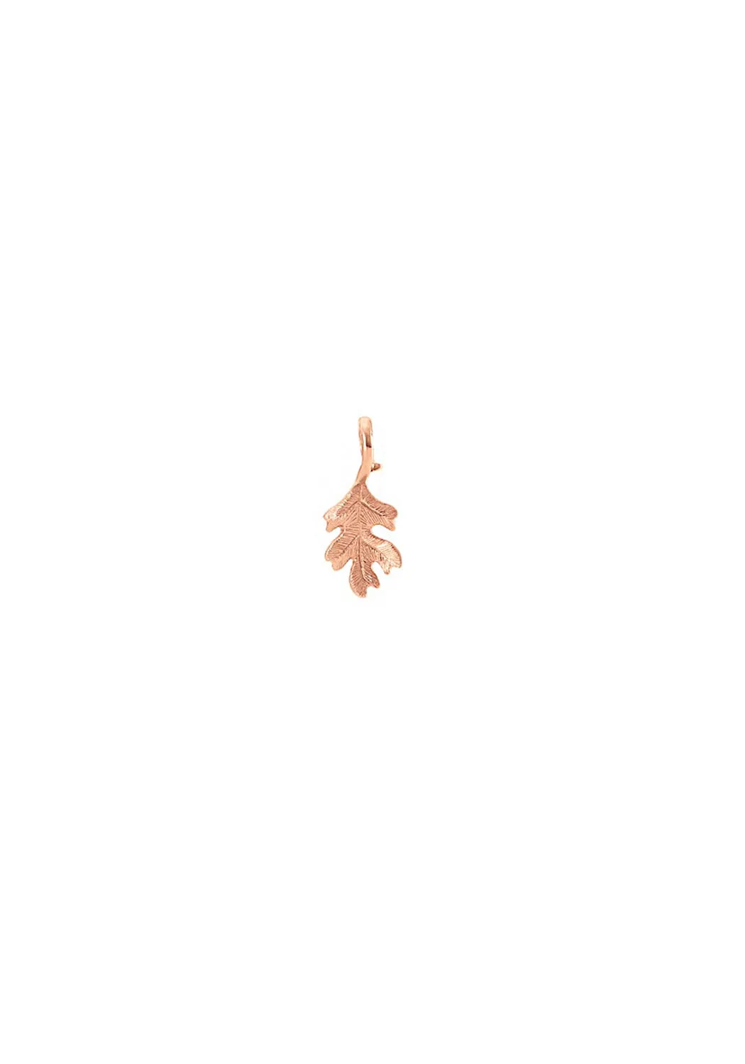 Ole Lynggaard Forest 18KRG Oak Leaf Pendant | Small