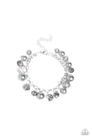 Paparazzi Bracelet ~ Cupid Couture - Silver