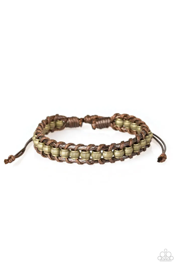 Paparazzi Modern Mariner - Brown Bracelet