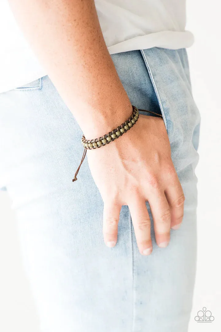 Paparazzi Modern Mariner - Brown Bracelet