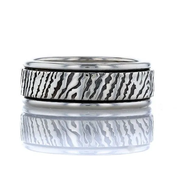 Platinum Fingerprint Ring