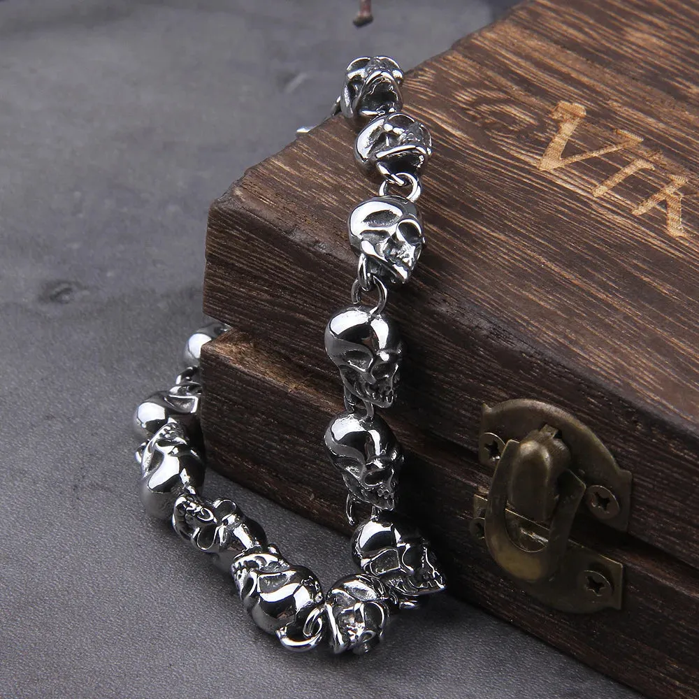 Punk Skull Viking Bracelets