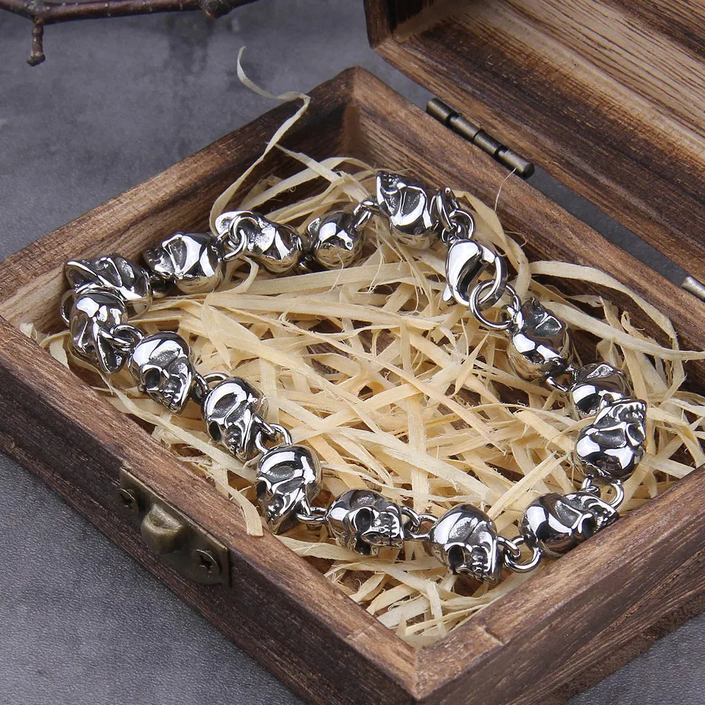 Punk Skull Viking Bracelets