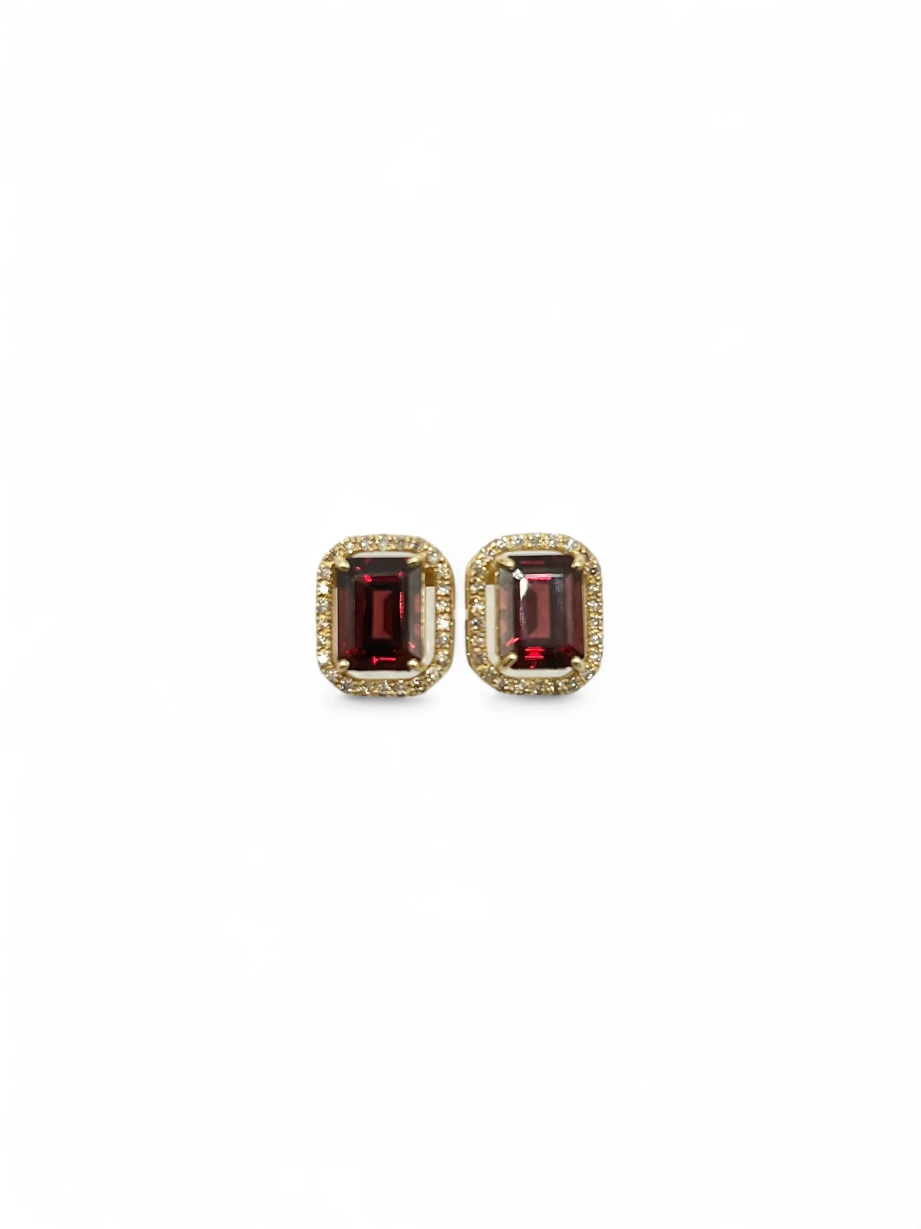 RED GARNET EARRINGS