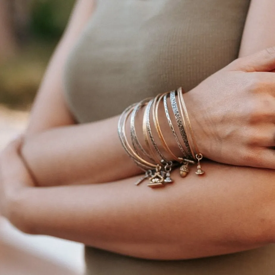 RIVETED Cuff Bracelet - Silver