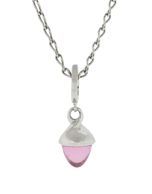 Rosa Tourmaline Mikado Flamenco Pendant