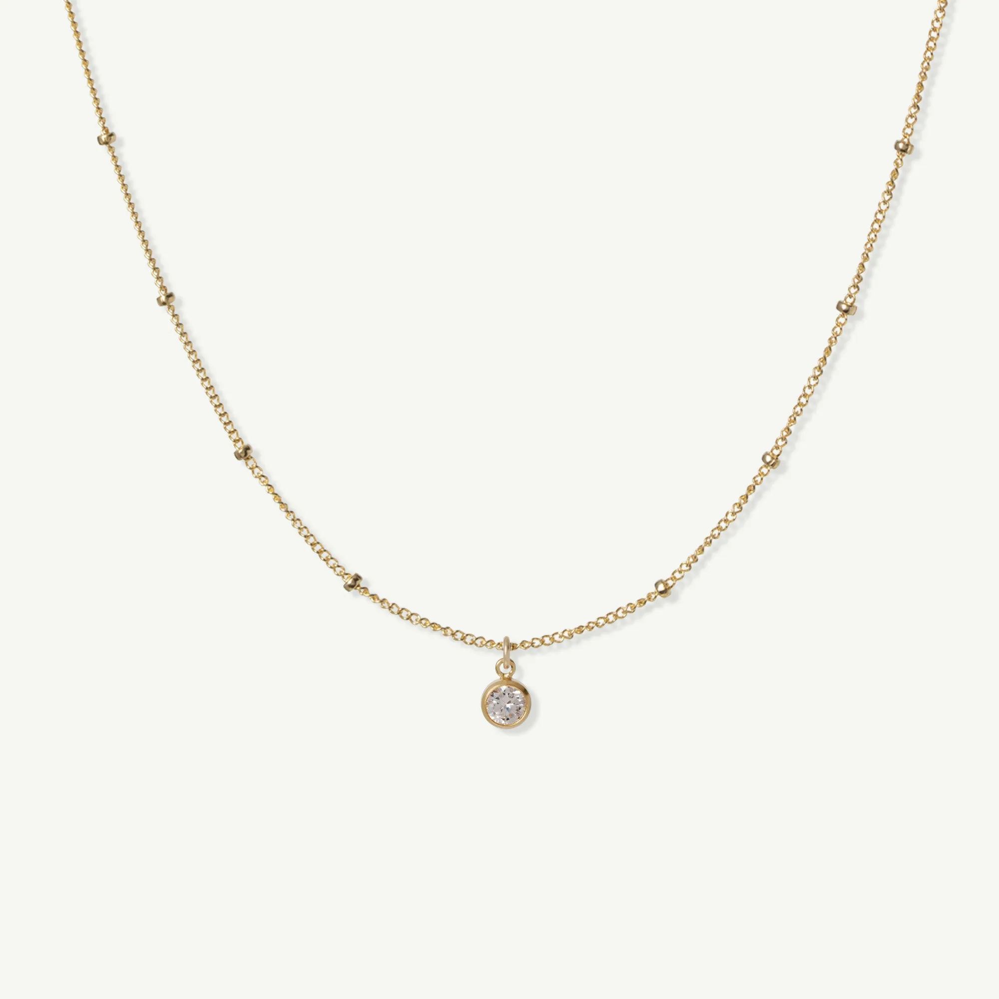 Saturna Birthstone Necklace