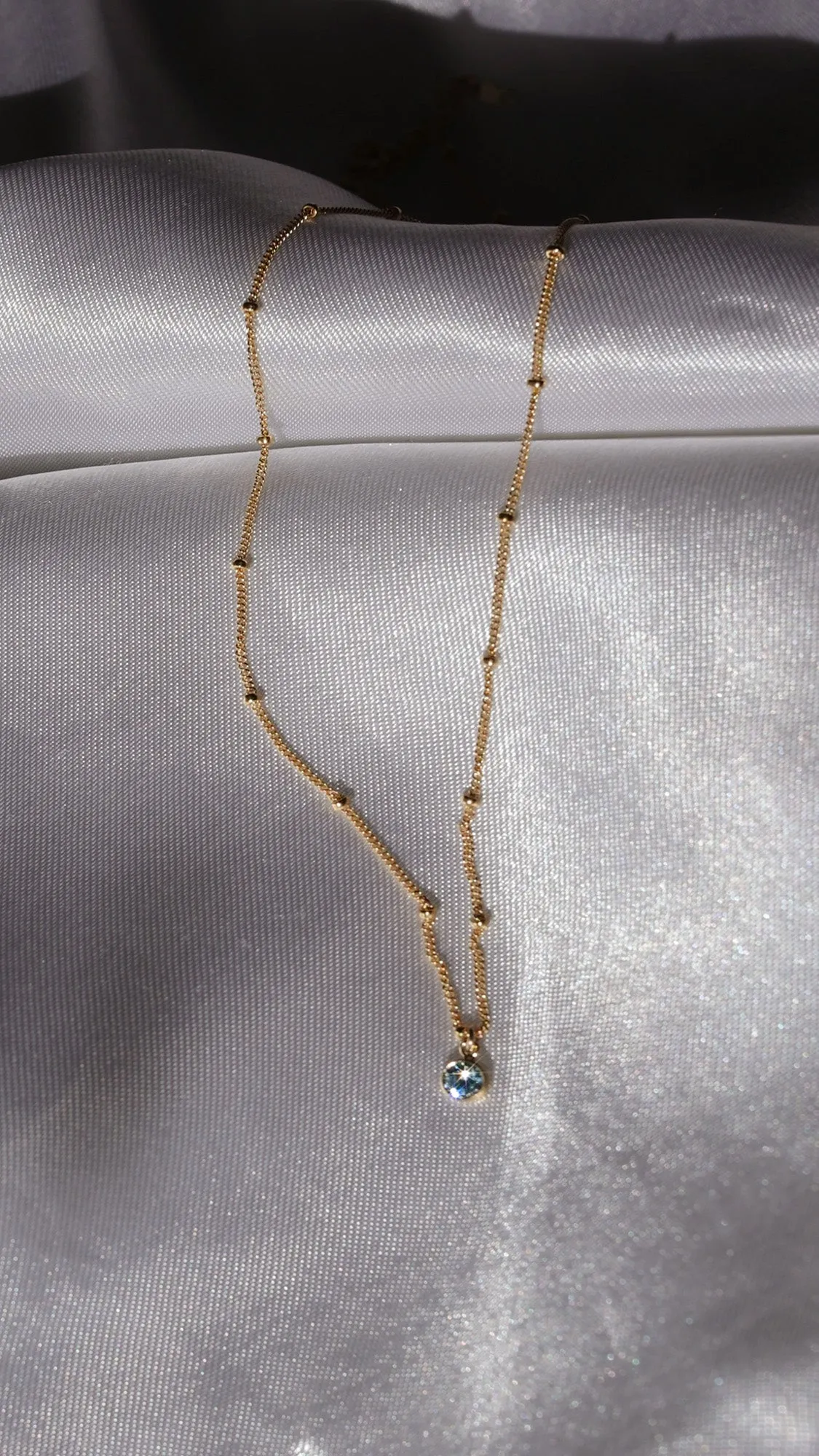 Saturna Birthstone Necklace