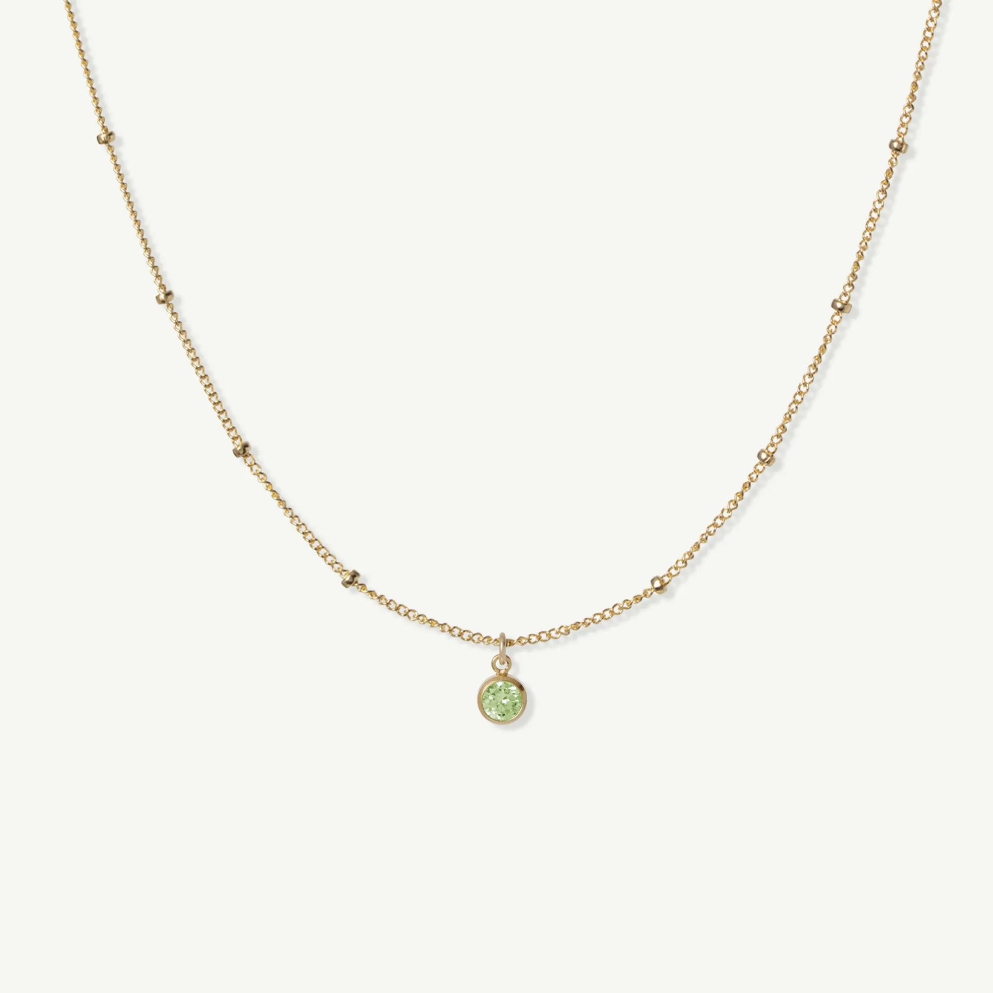 Saturna Birthstone Necklace