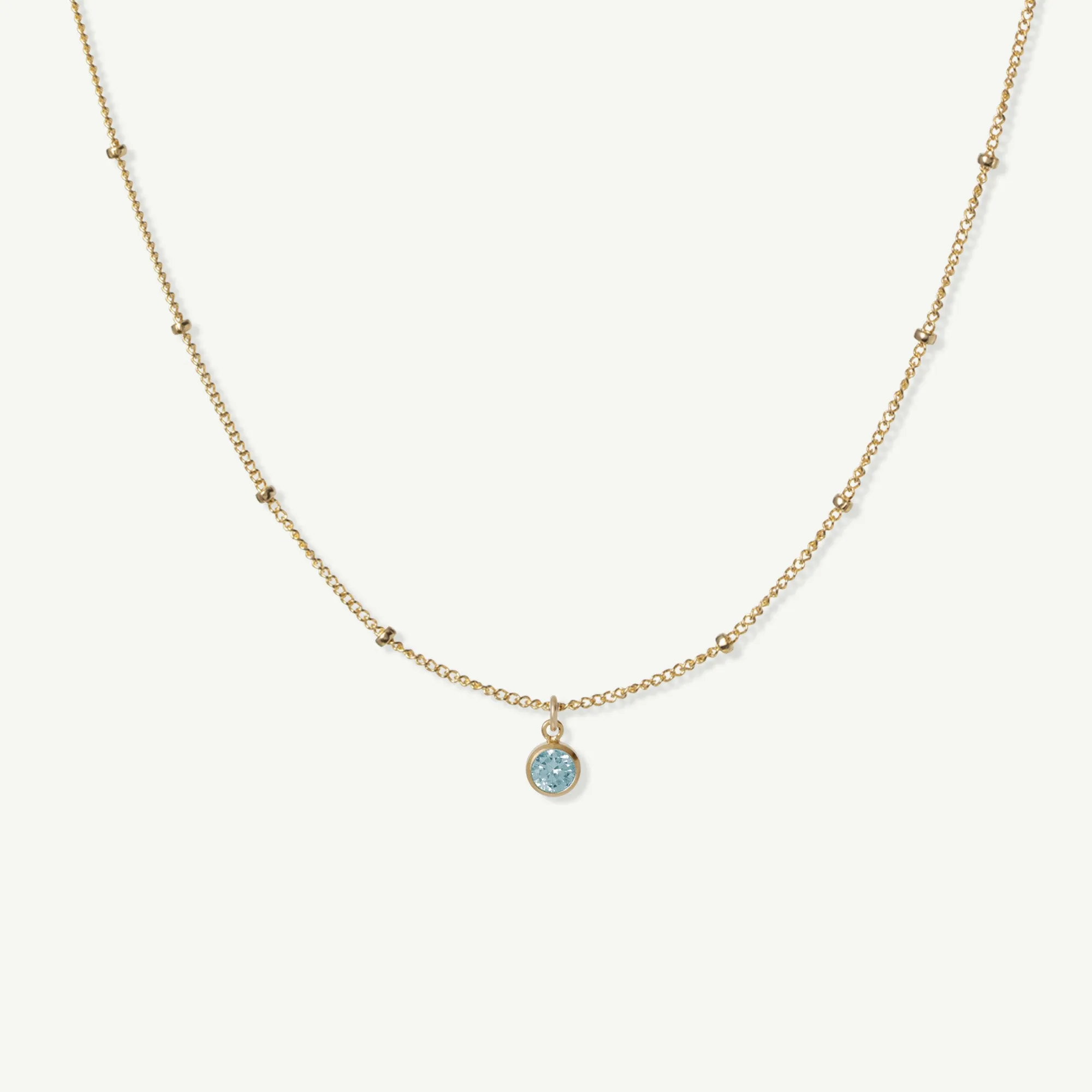 Saturna Birthstone Necklace