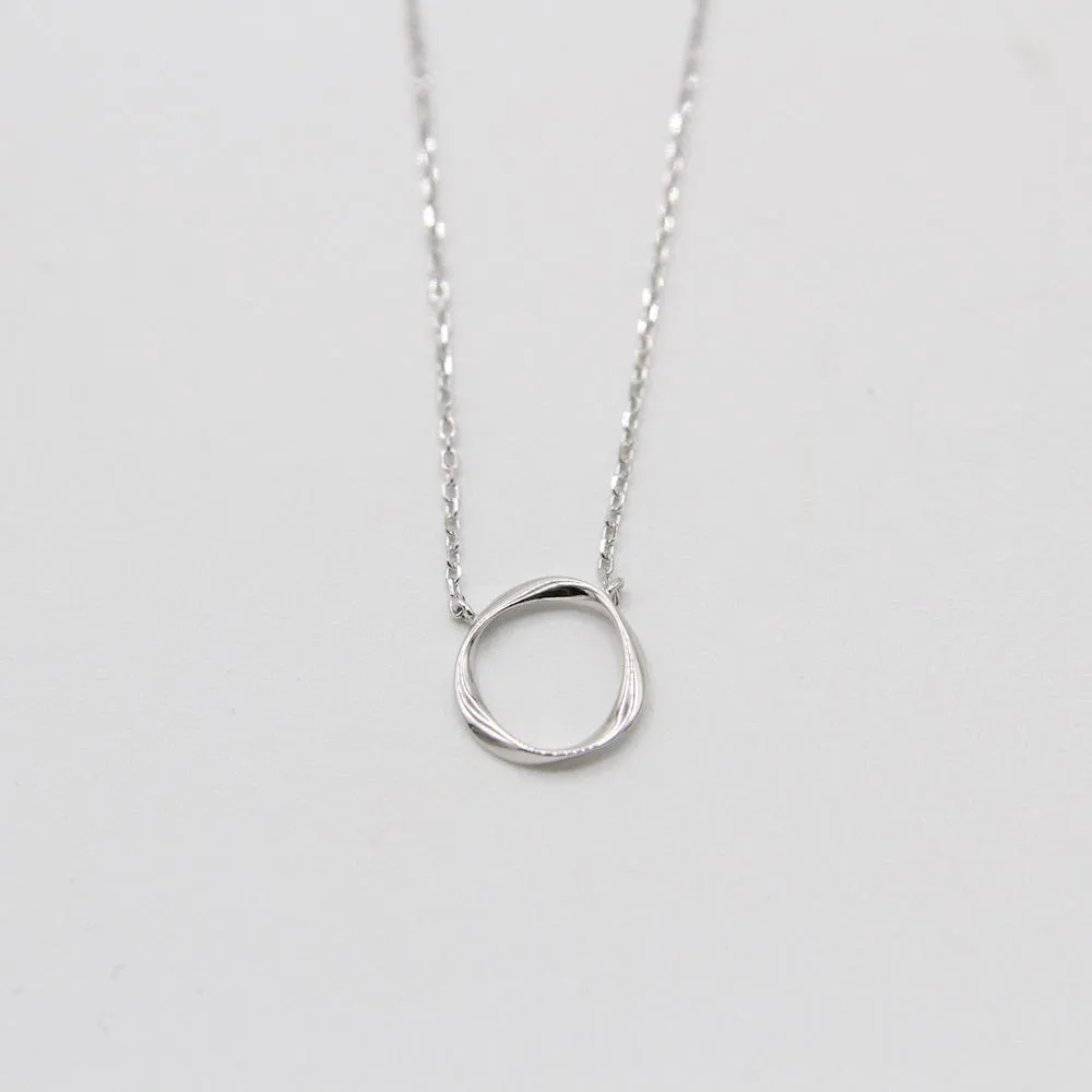 Silver Swirl Necklace