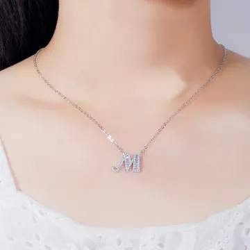 SISSLIA Cool Girl Trend Personality Collarbone Chain Student Version Simple English Letter Necklace for Women