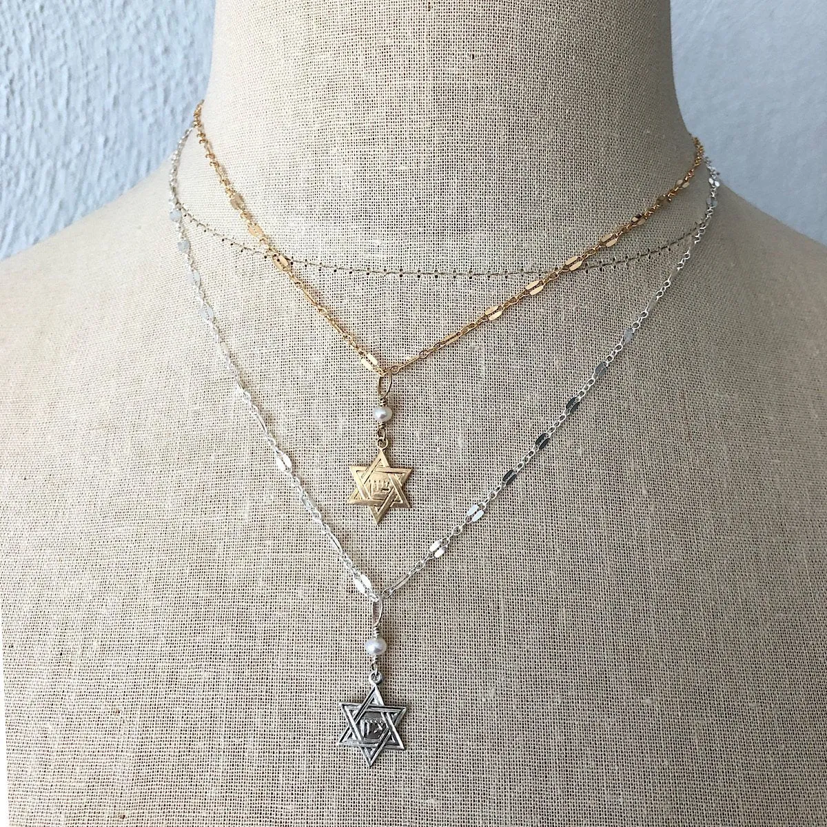 Star of David Dainty Necklace