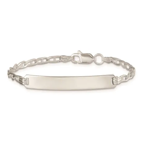 Sterling Silver Children's ID Link Bracelet