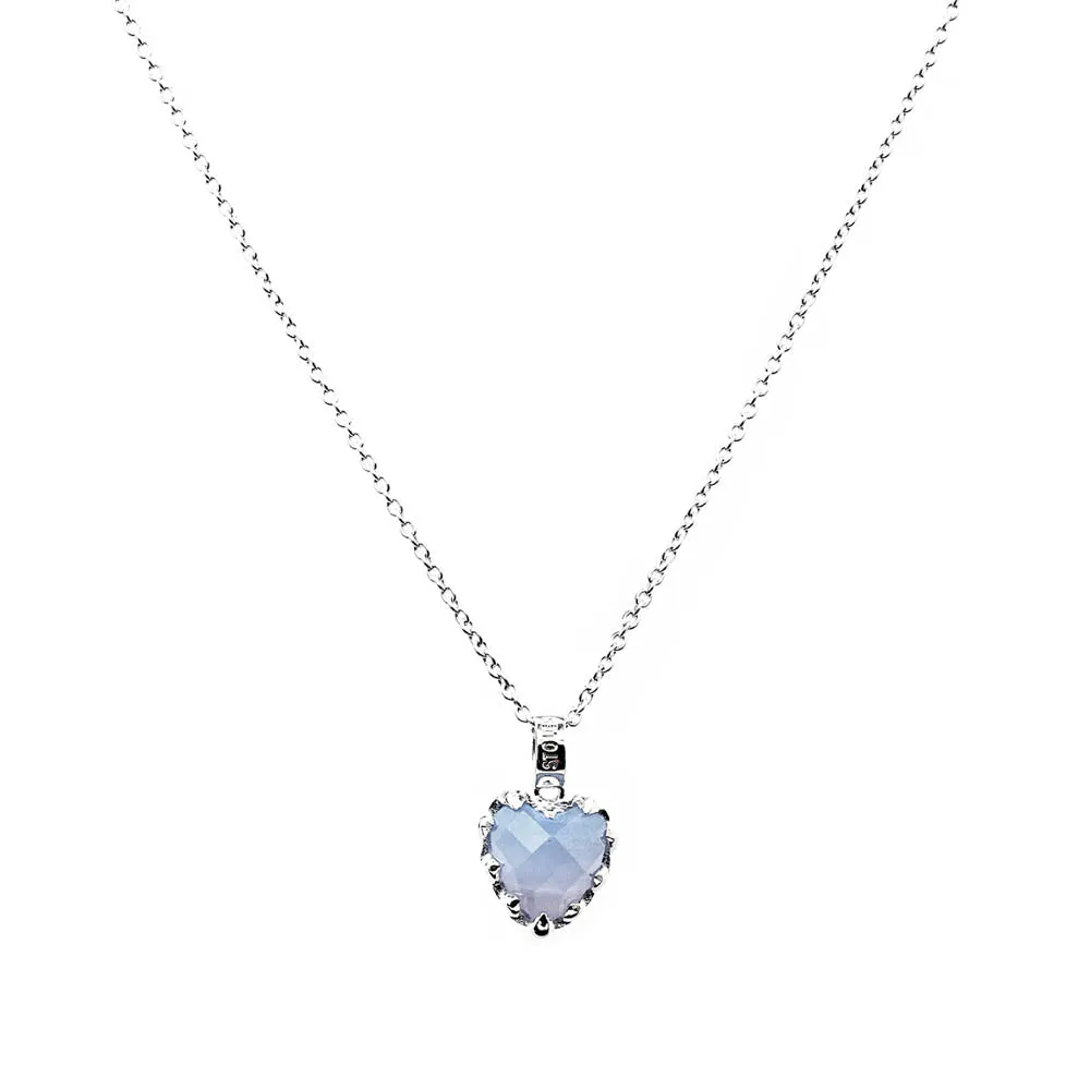 Stolen Girlfriends Club Love Claw Necklace - Sterling Silver & Blue Lace Agate