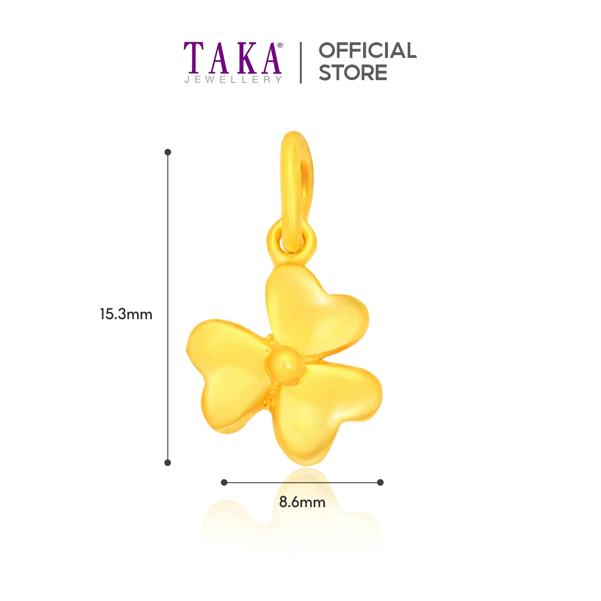 TAKA Jewellery 916 Gold Pendant