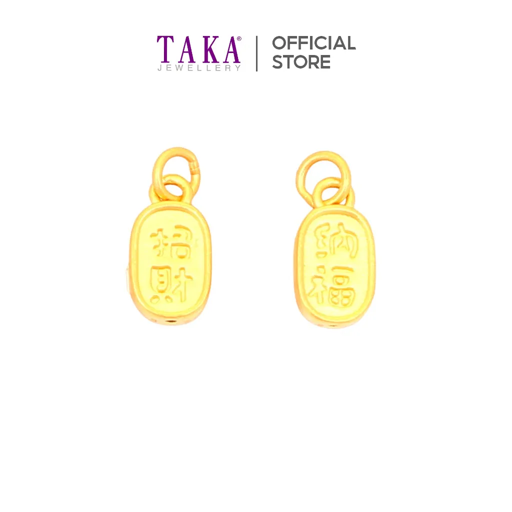 TAKA Jewellery 999 Pure Gold Pendant