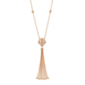 Tassel Necklace - 18K Rose Gold Vermeil