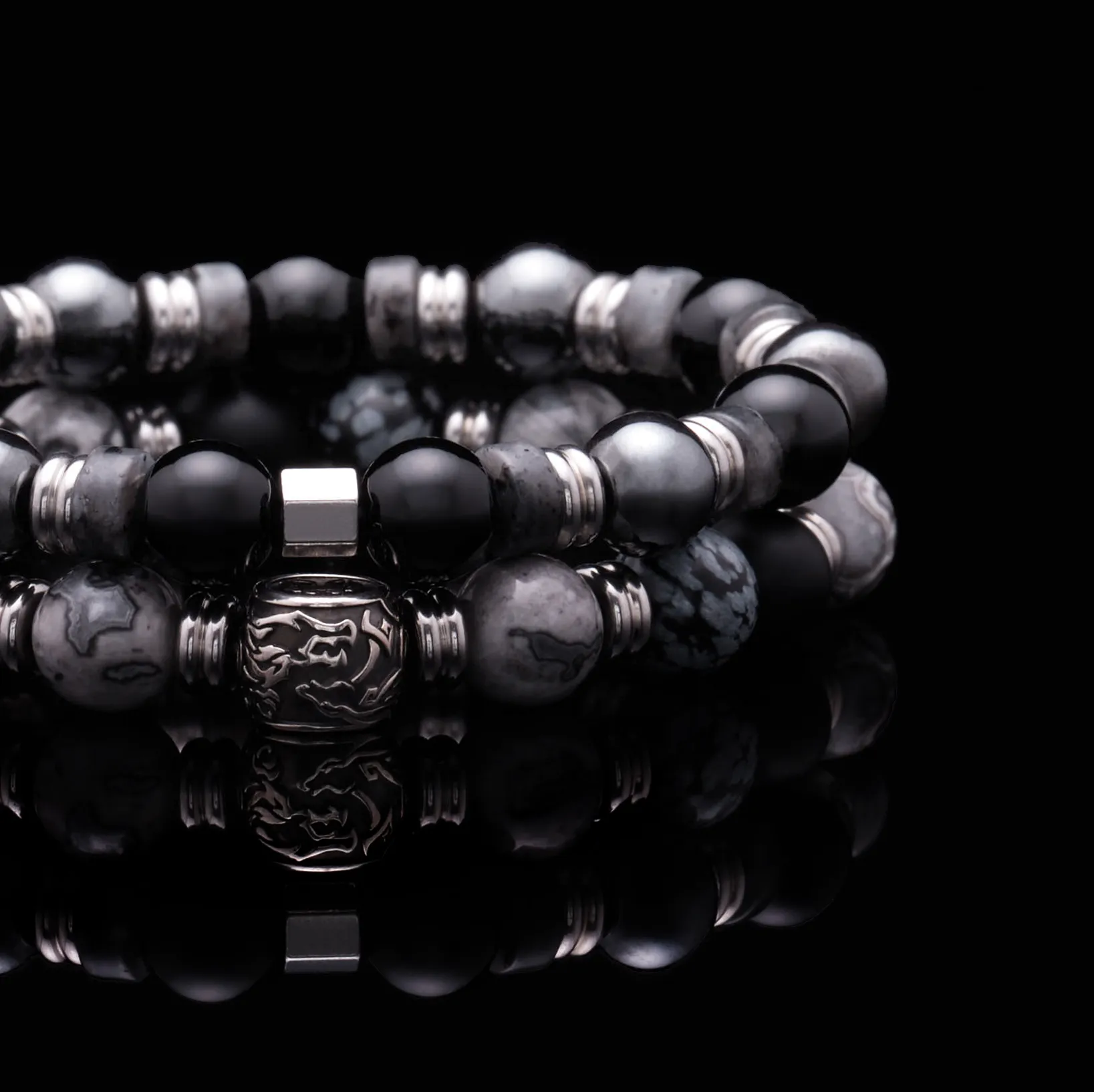 The Dark Knight - Stack Bracelets For Men