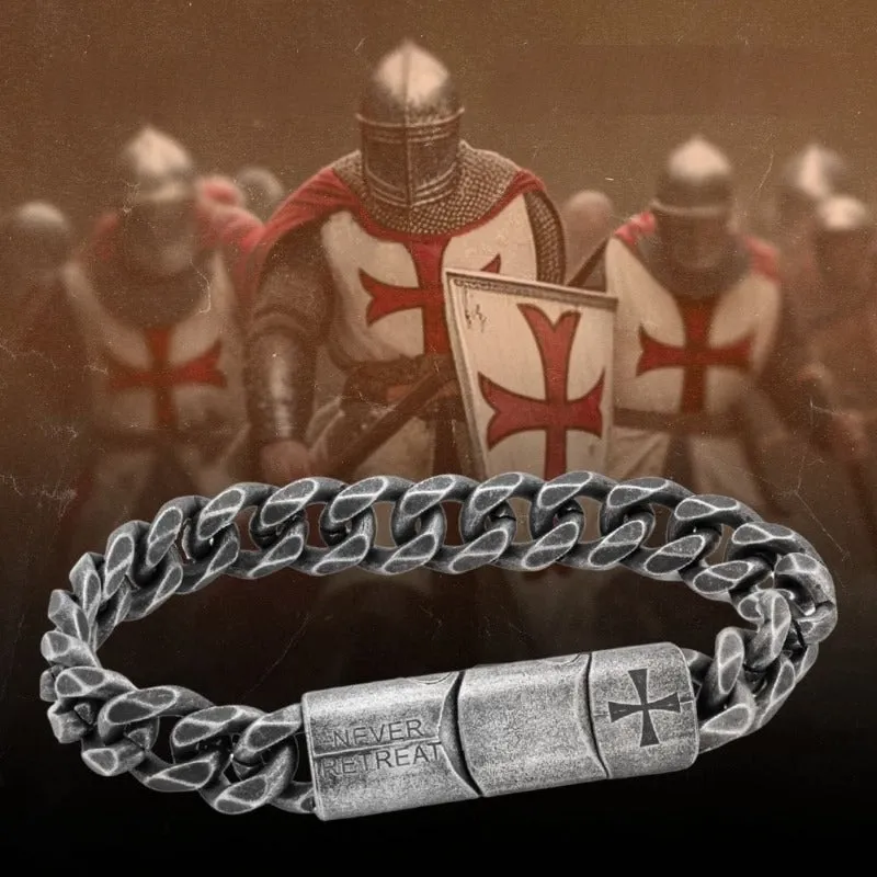 The Knights Templar Engraved Bracelet