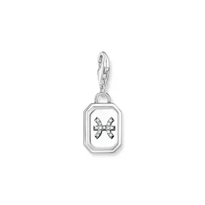 THOMAS SABO Charm Pendant Pisces Zodiac Sign Silver