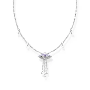 THOMAS SABO Necklace with Star Pendants and UFO