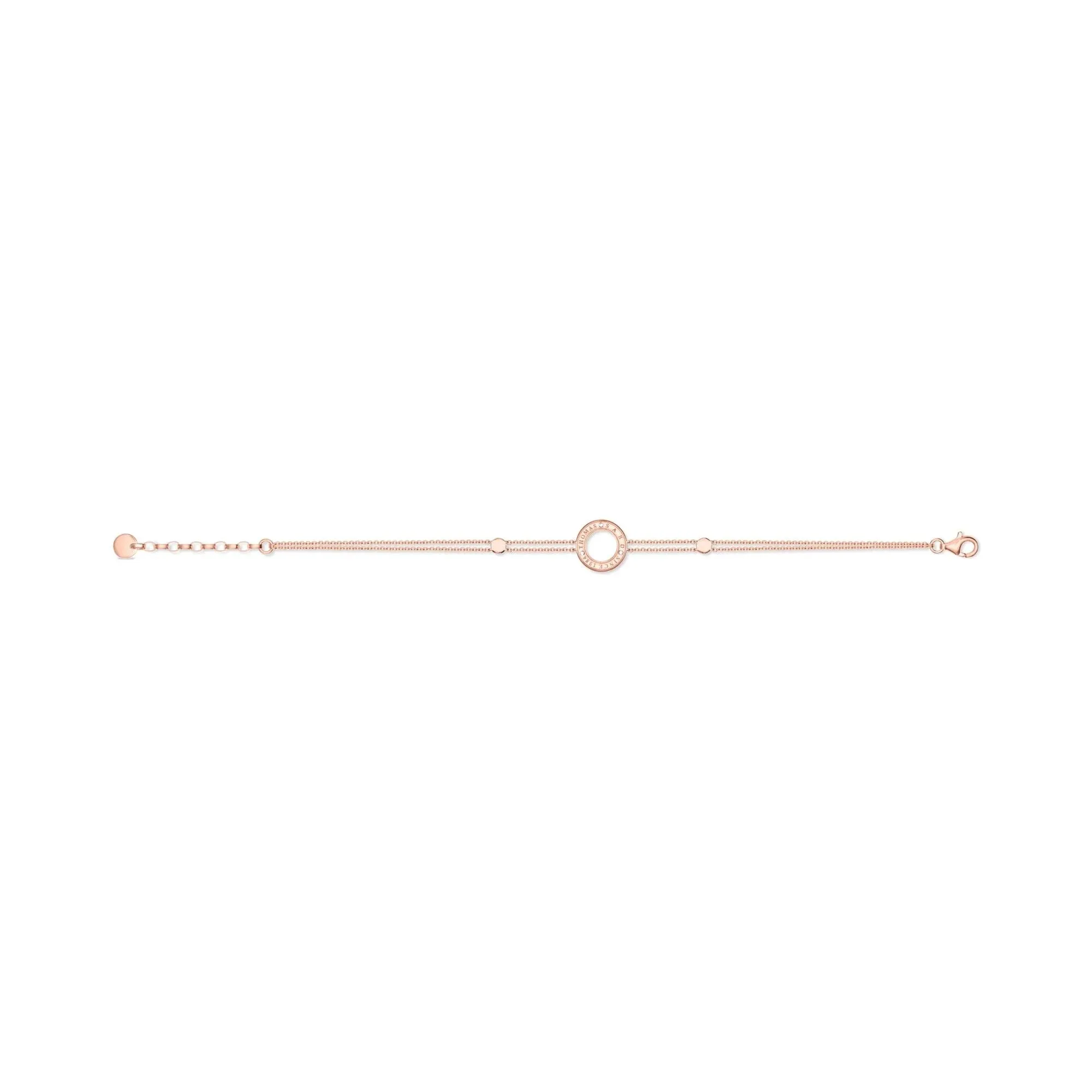 THOMAS SABO Sparkling Circles Rose Gold Bracelet