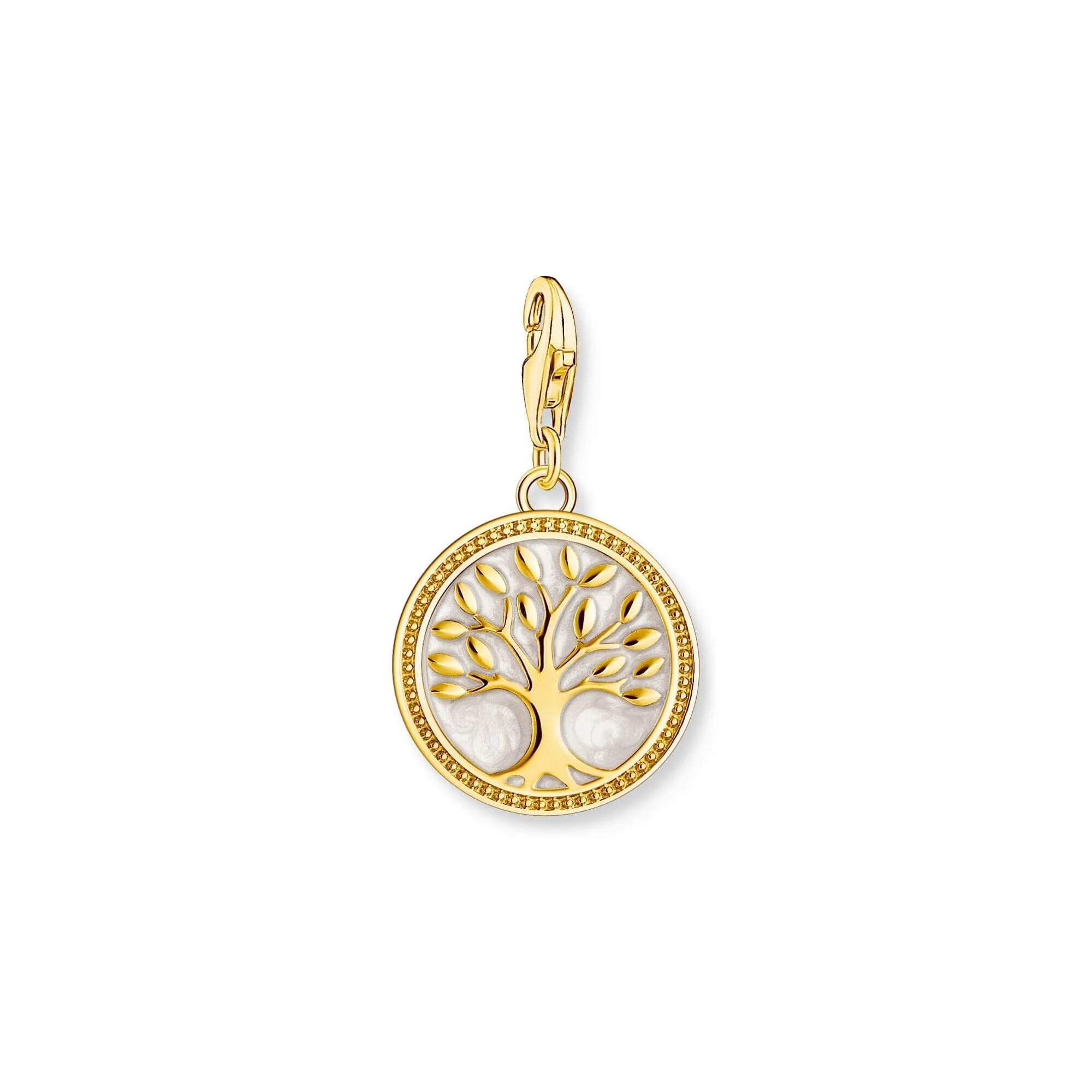 THOMAS SABO Yellow-Gold Plated Tree Of Love Charm