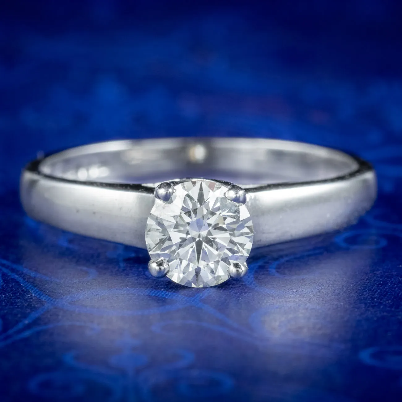 Vintage Diamond Solitaire Engagement Ring 0.75ct Diamond