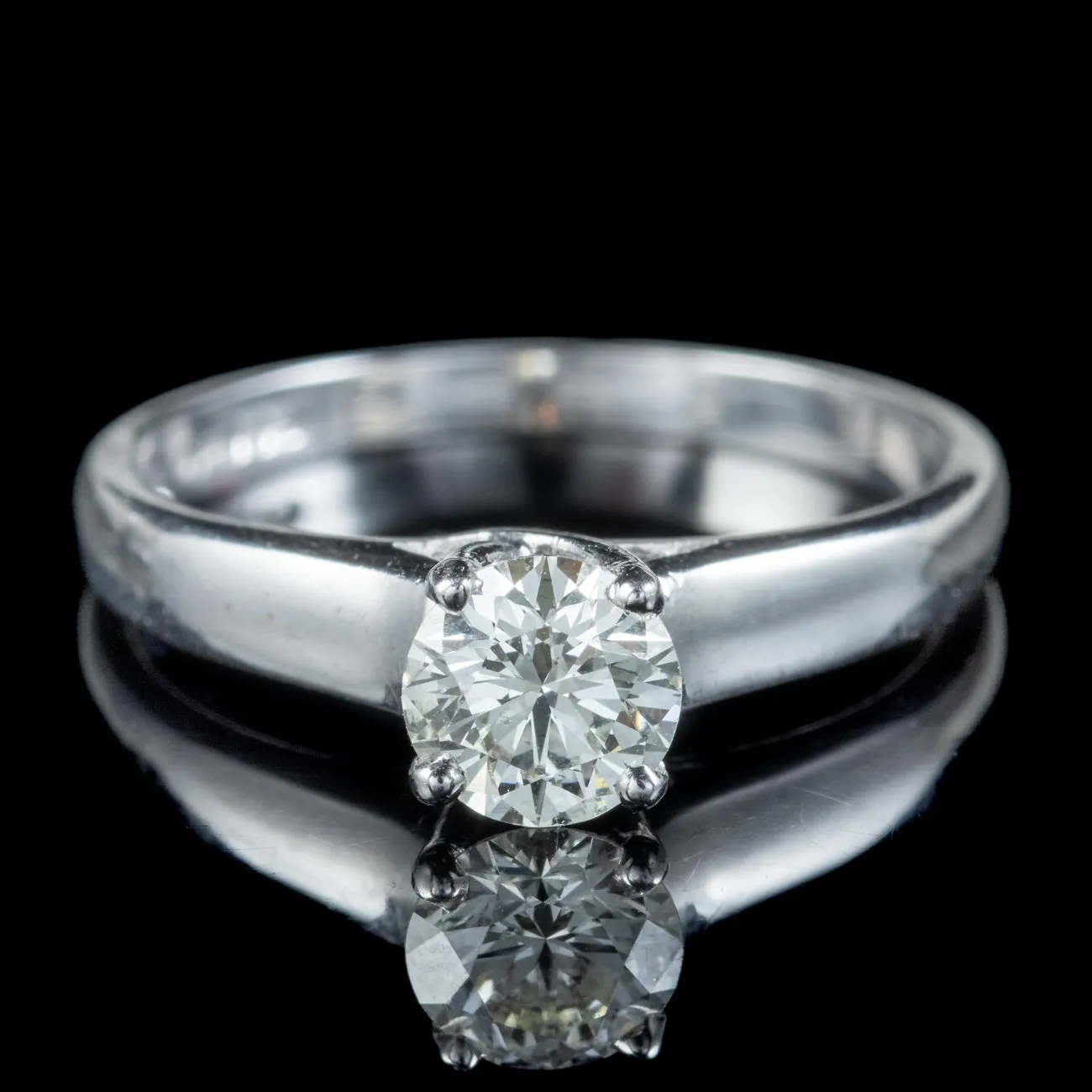 Vintage Diamond Solitaire Engagement Ring 0.75ct Diamond